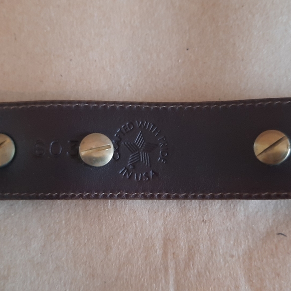 Leather belt - Picture 4 of 9